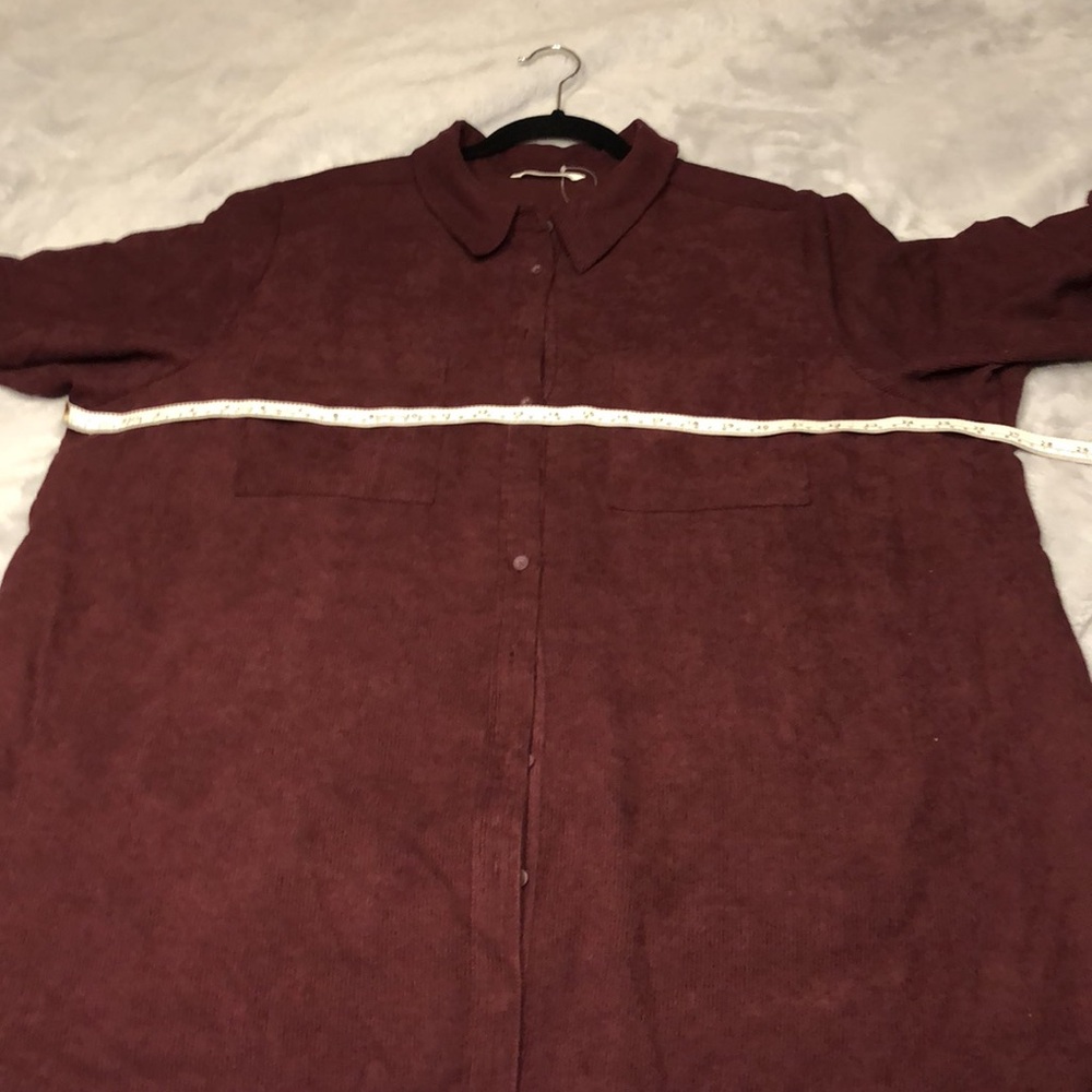 Penningtons Women's Button Down Shirt - Deep Purple - Picture 4 of 5